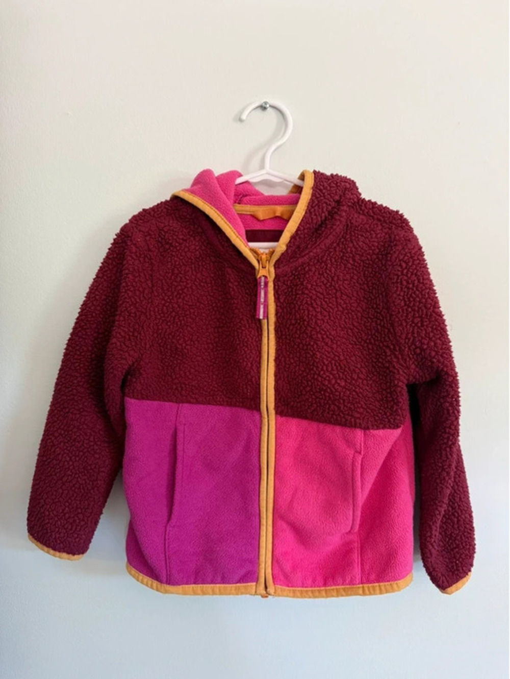 4T Cat & Jack Colorblock Zip up Hoodie